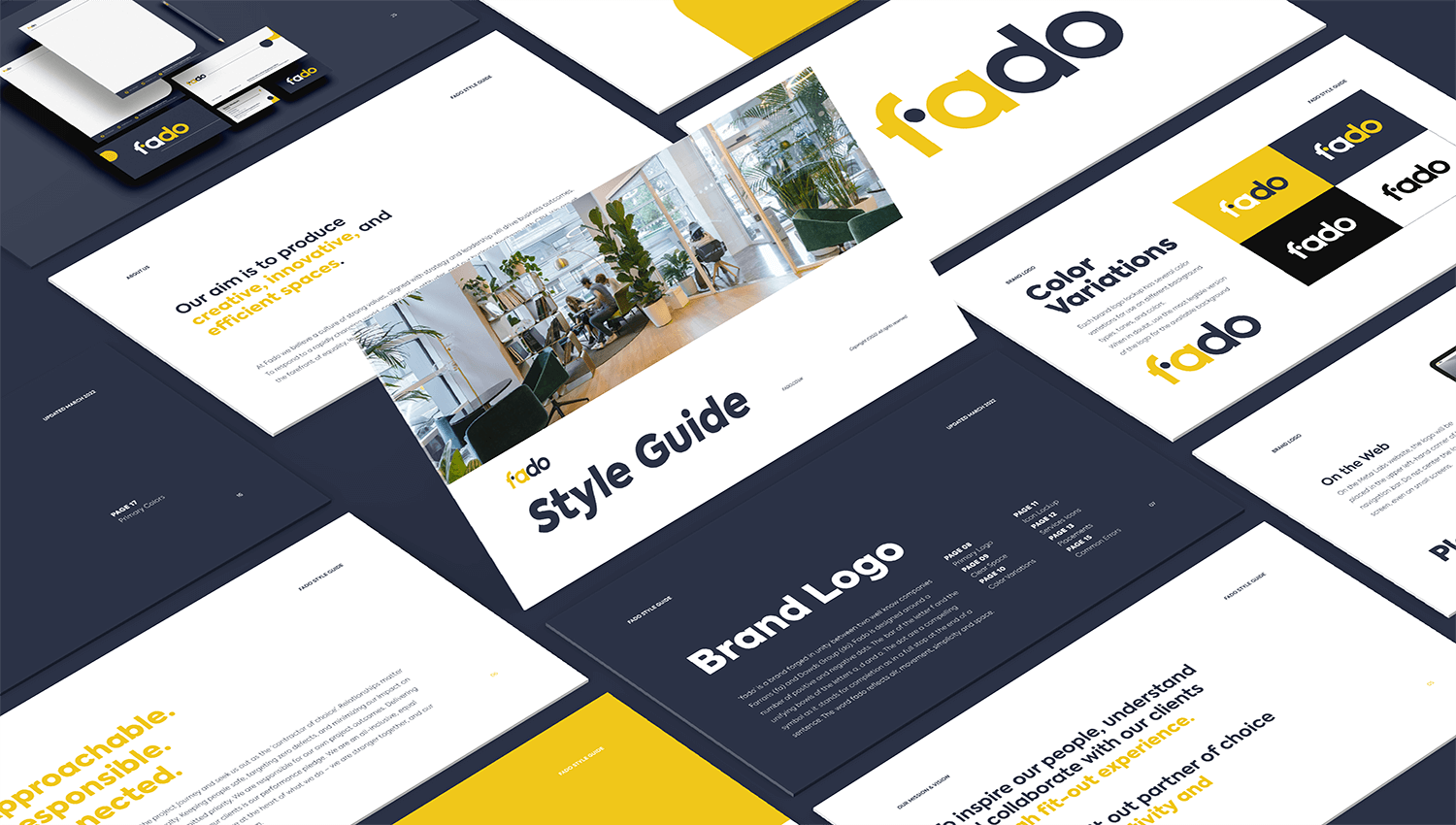 Pages from the Fado style guide